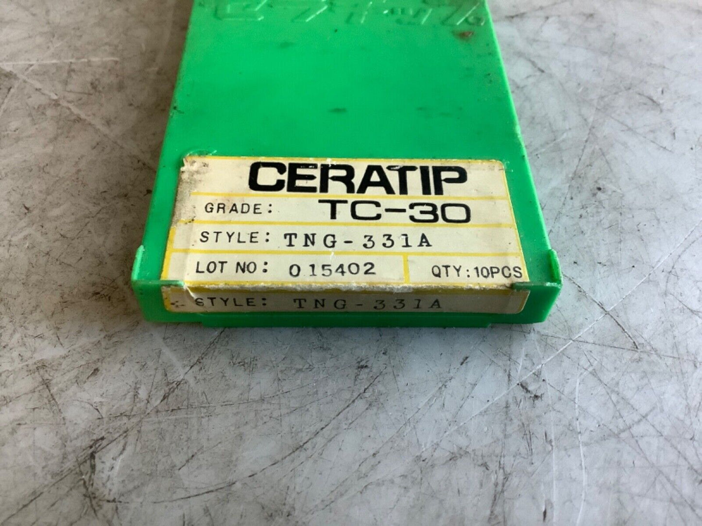 CERATIP TC-30 TNG-331A CARBIDE INSERTS 333 - QTY 18