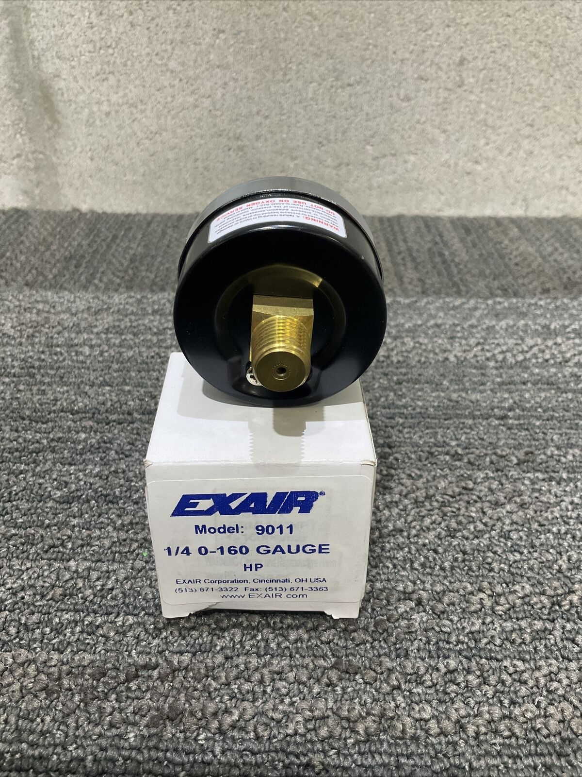 EXAIR 9008 1/4” REGULATOR W/ GAUGE 9011 444
