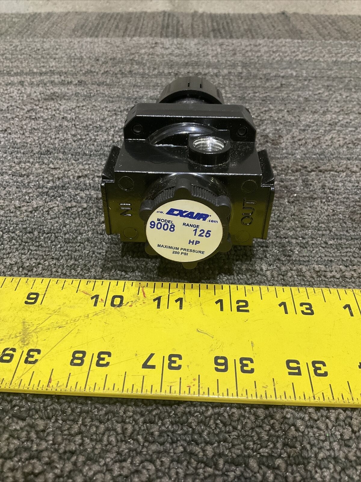 EXAIR 9008 1/4” REGULATOR W/ GAUGE 9011 444