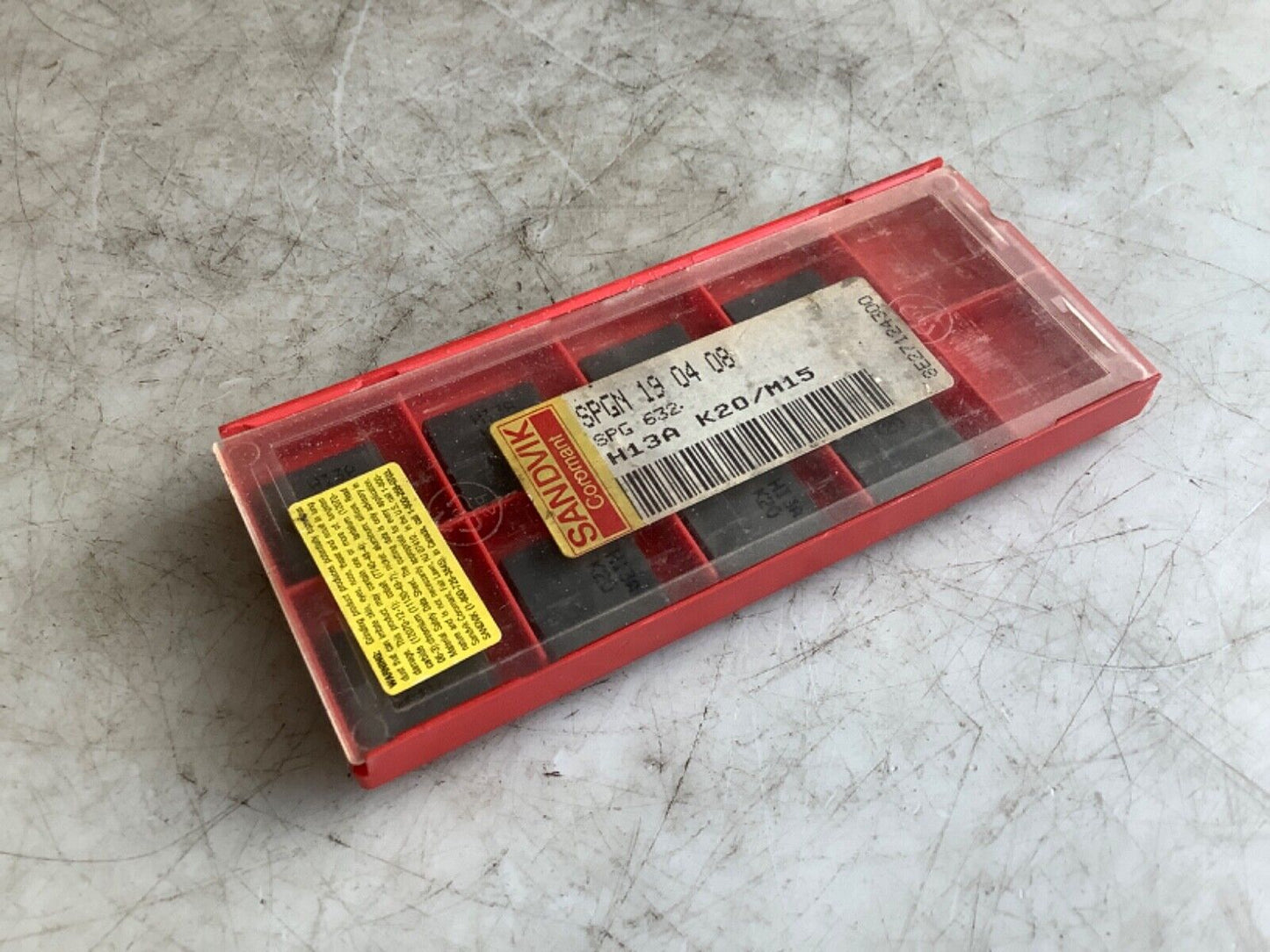SANDVIK SPGN 19 04 08 H13A K20 CARBIDE INSERT 333 - QTY 8