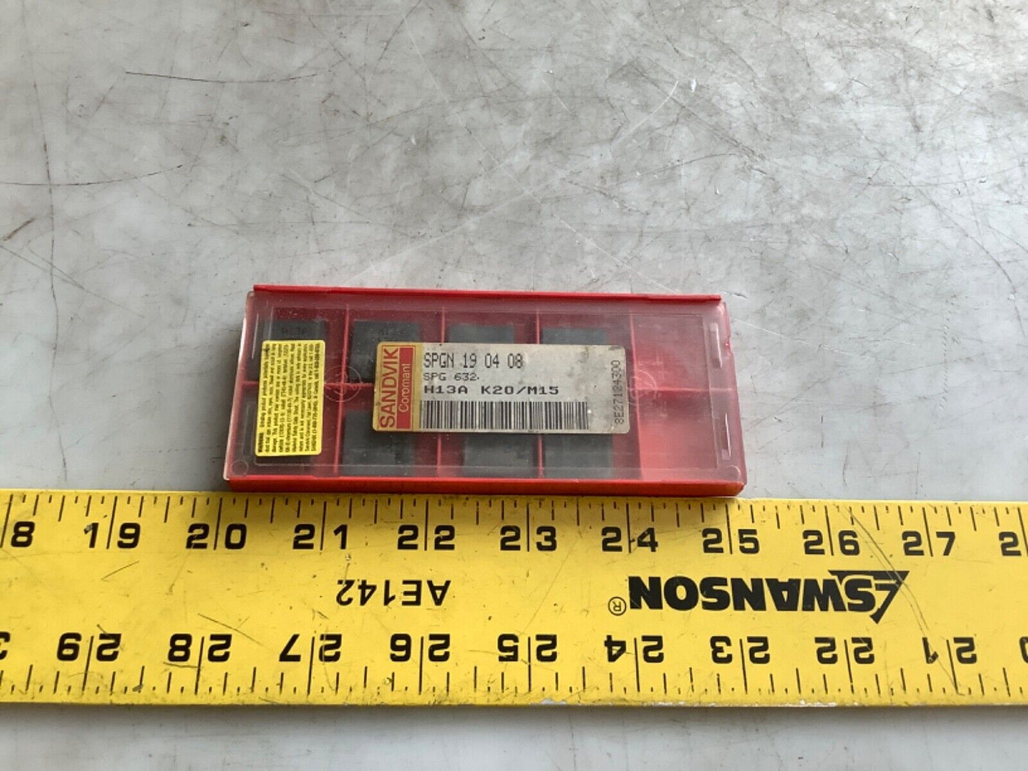 SANDVIK SPGN 19 04 08 H13A K20 CARBIDE INSERT 333 - QTY 8