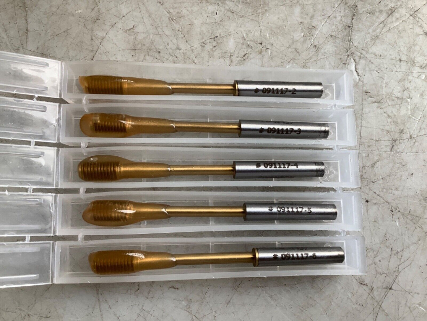 SWANSON 091117 2-6 THREAD PLUG TAP 8-32 UNC GO PD .1437 333 - LOT OF 5