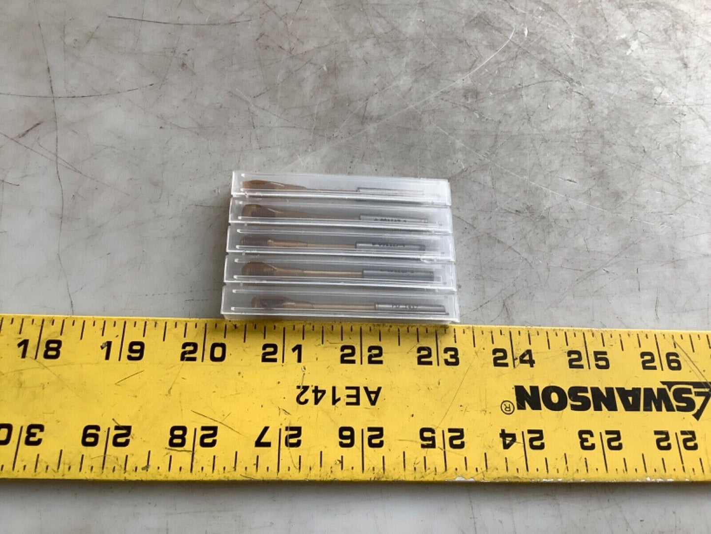 SWANSON 091117 2-6 THREAD PLUG TAP 8-32 UNC GO PD .1437 333 - LOT OF 5