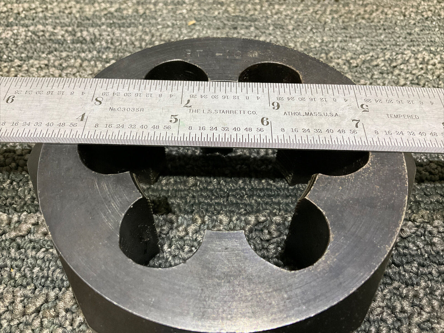 WHITTET-HIGGINS RTD-10 CARBON STEEL HEX DIE 222