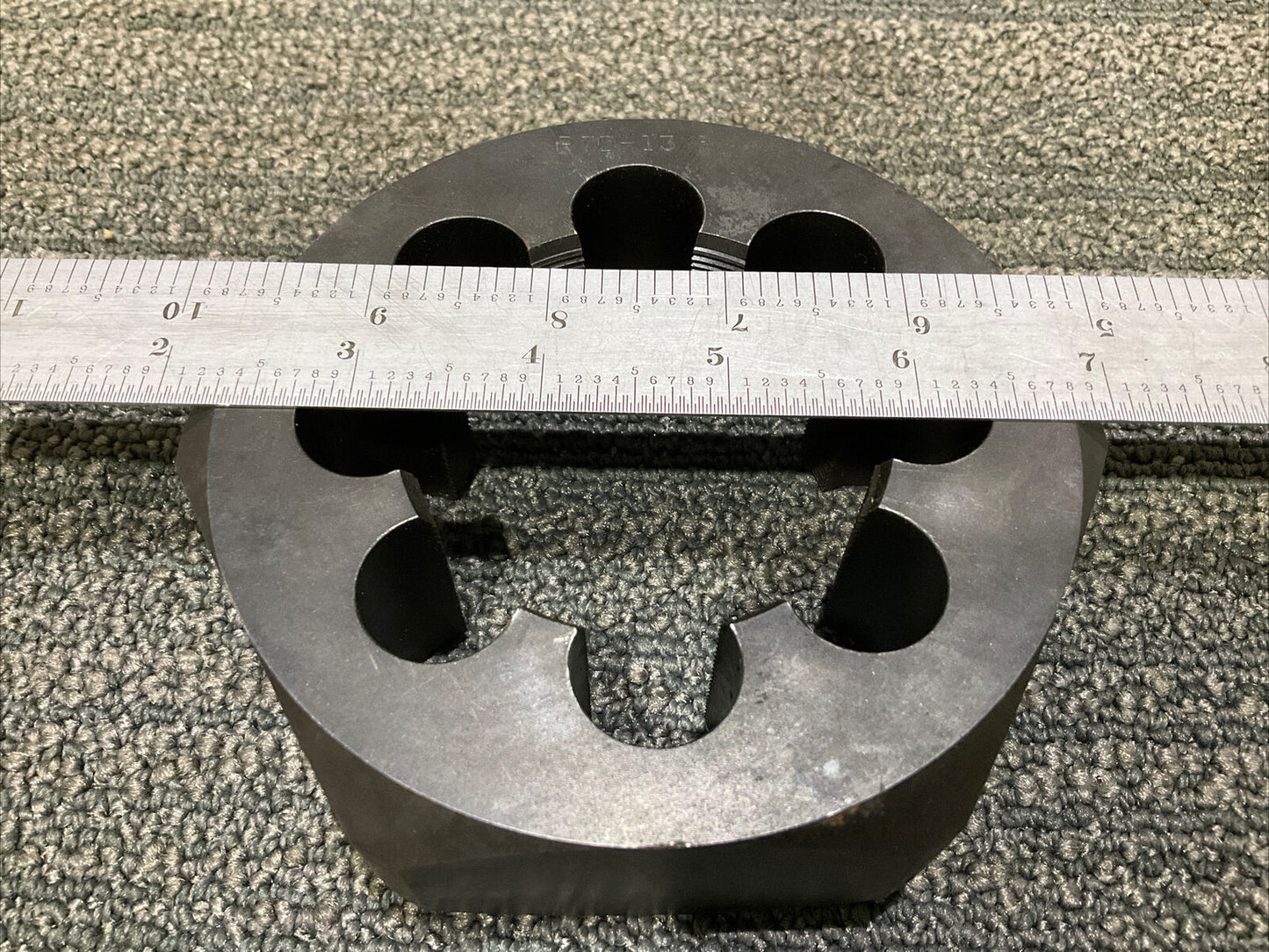 WHITTET-HIGGINS RTD-13 CARBON STEEL HEX DIE 222