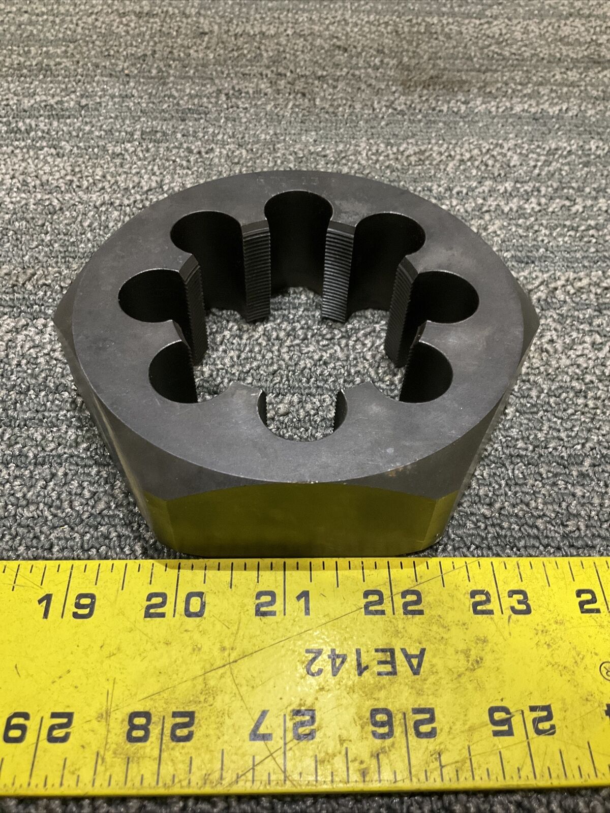 WHITTET-HIGGINS RTD-13 CARBON STEEL HEX DIE 222