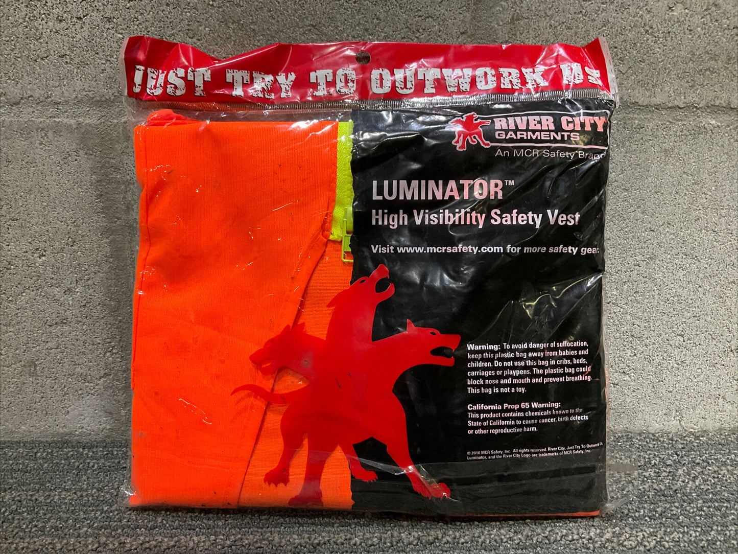 LUMINATOR ANSI/ISEA 107-2015 TYPE R CLASS 2 HIGH VISIBILITY SAFETY VEST 222