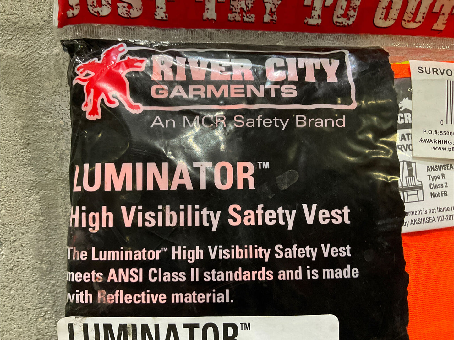 LUMINATOR ANSI/ISEA 107-2015 TYPE R CLASS 2 HIGH VISIBILITY SAFETY VEST 222