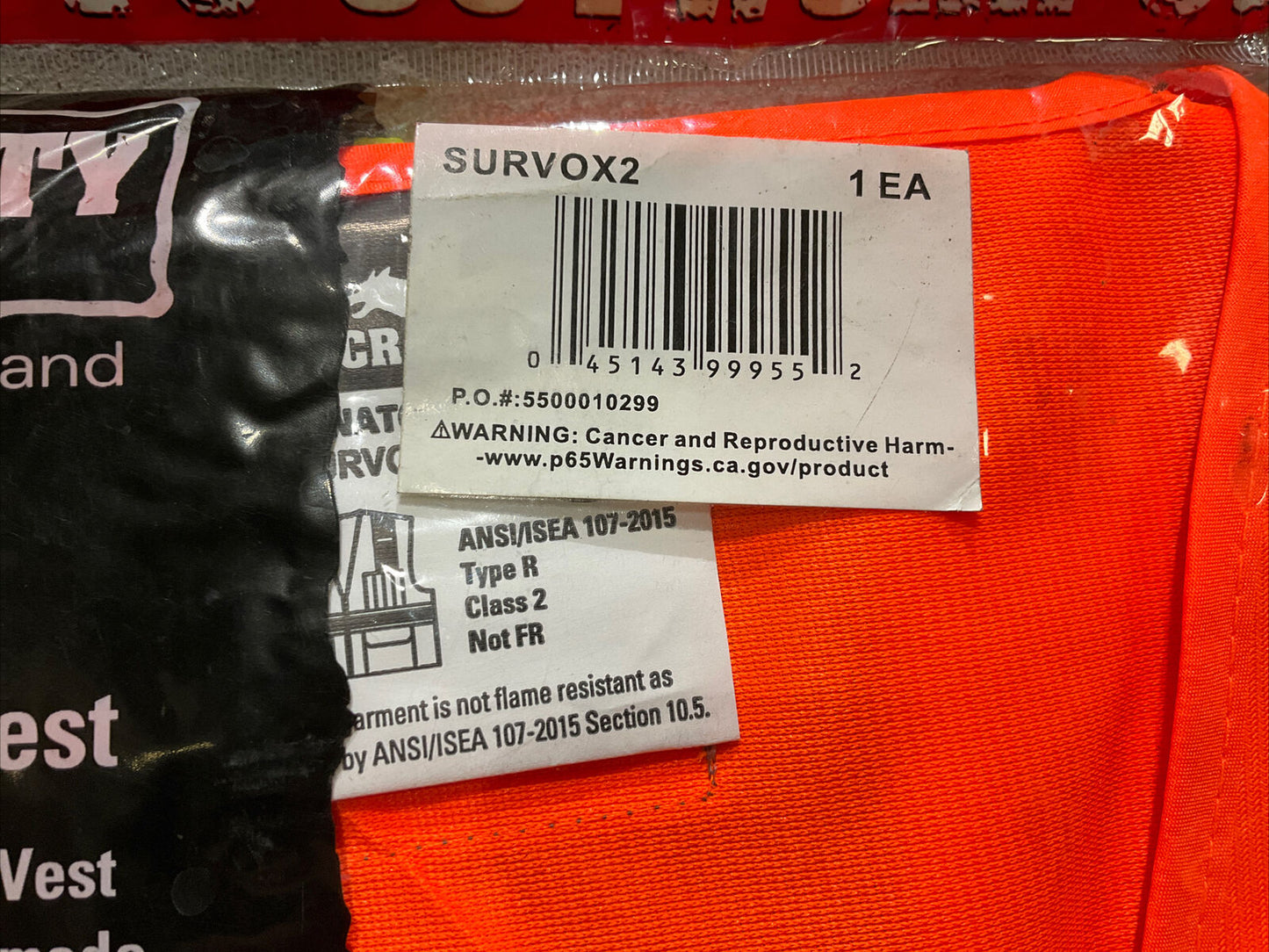LUMINATOR ANSI/ISEA 107-2015 TYPE R CLASS 2 HIGH VISIBILITY SAFETY VEST 222