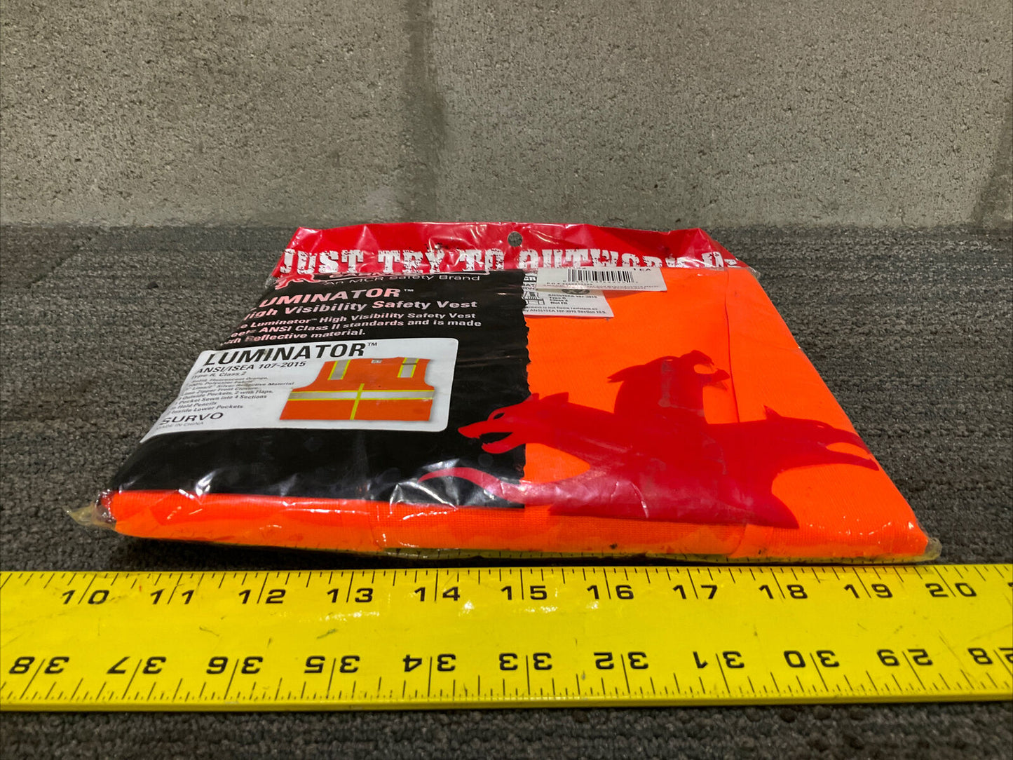 LUMINATOR ANSI/ISEA 107-2015 TYPE R CLASS 2 HIGH VISIBILITY SAFETY VEST 222