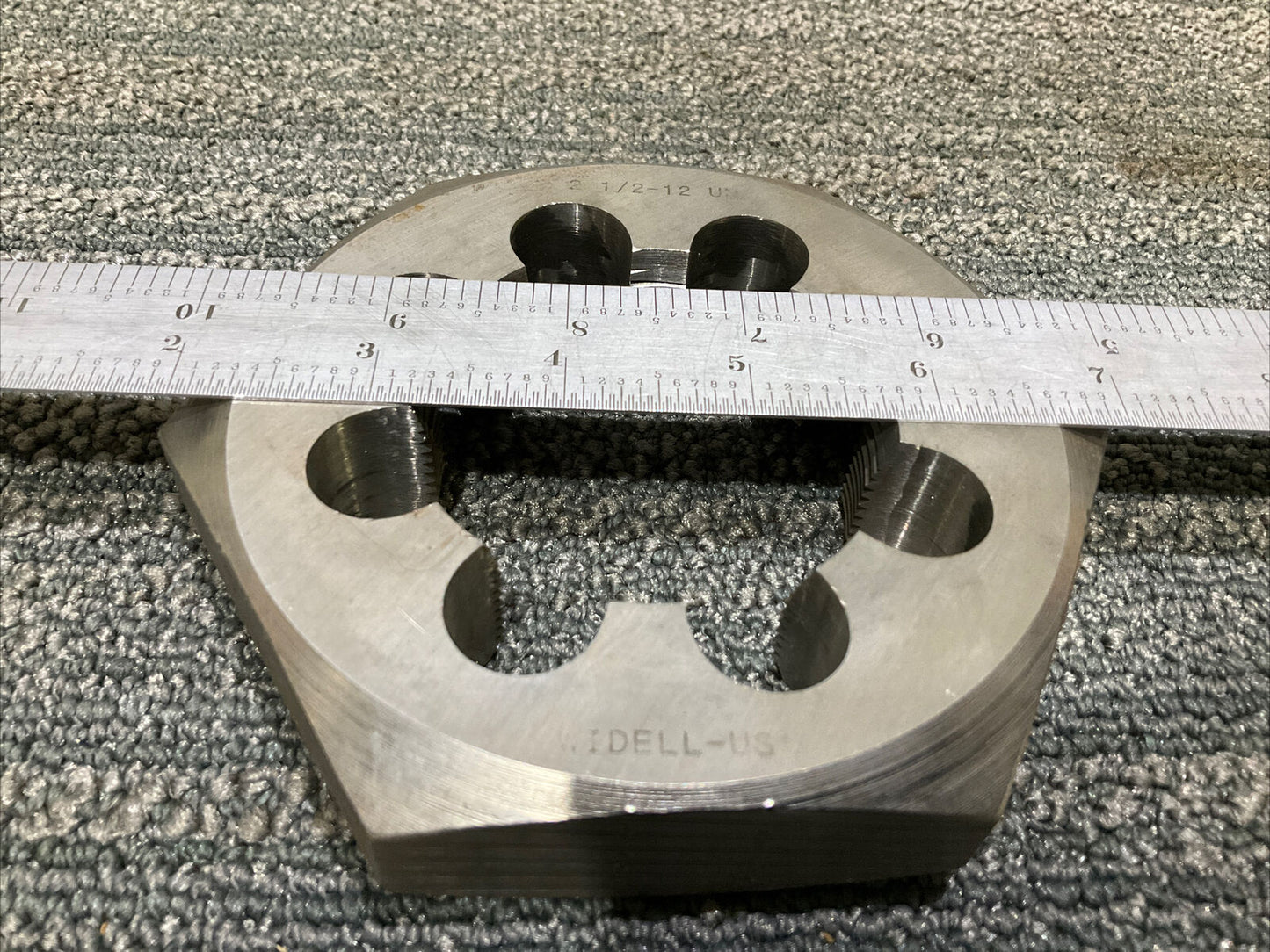 WINDELL INDUSTRIES 672516 CARBON HEX DIE 2 1/2”-12” 222