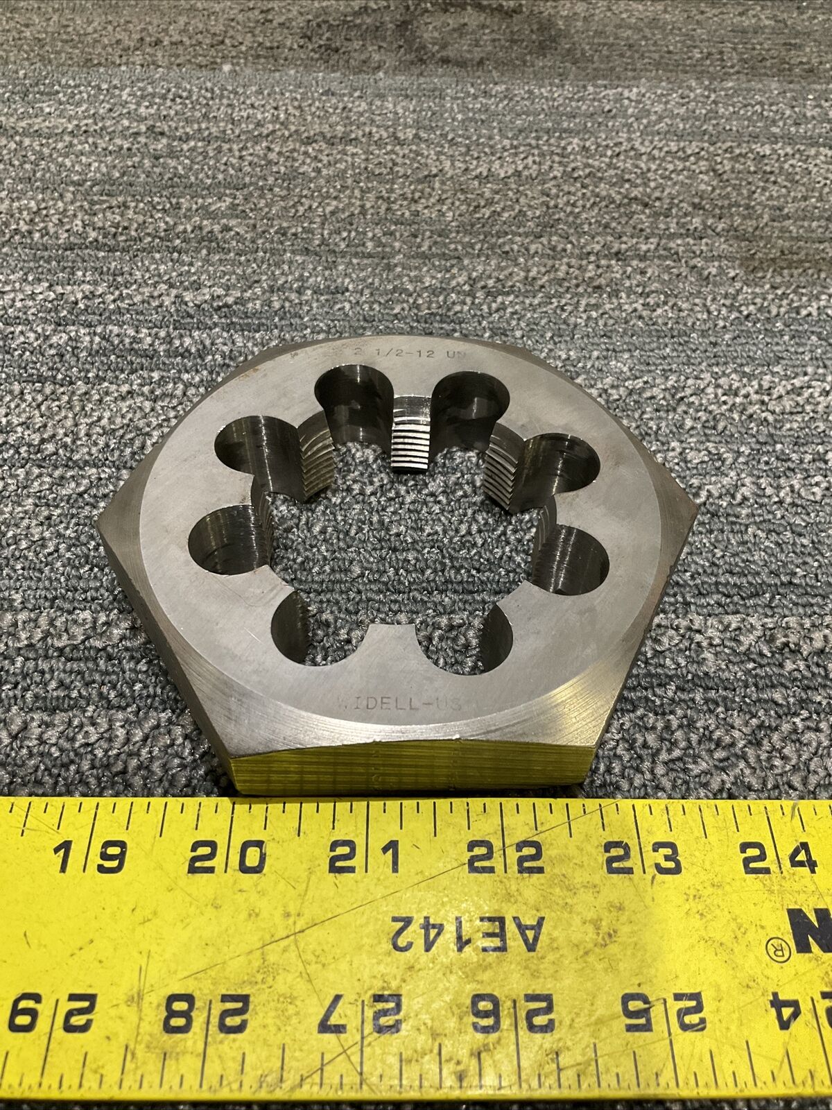 WINDELL INDUSTRIES 672516 CARBON HEX DIE 2 1/2”-12” 222