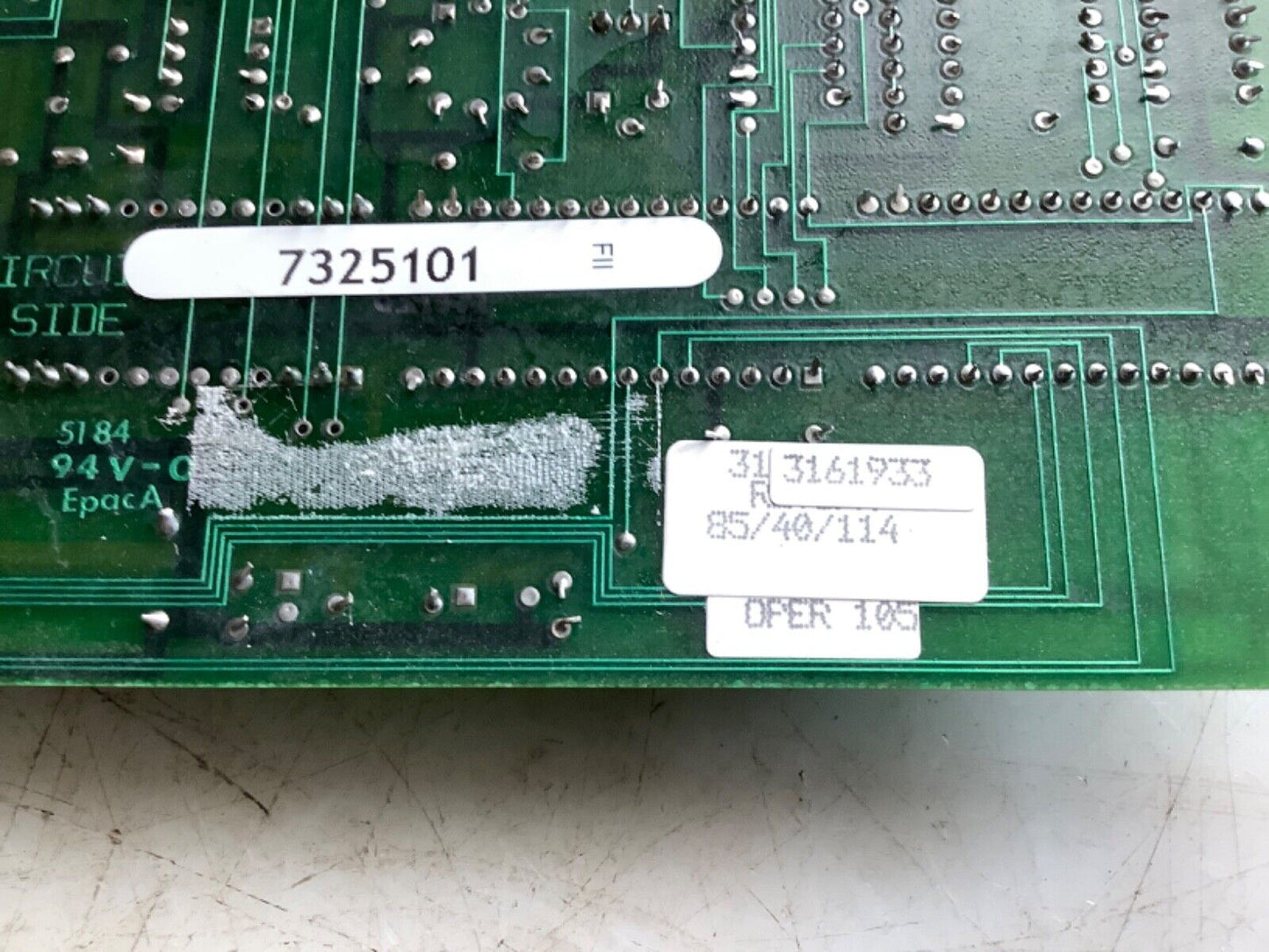 BTU 3161521 ANALOG I/O MICROPROCESSOR ASSEMBLY