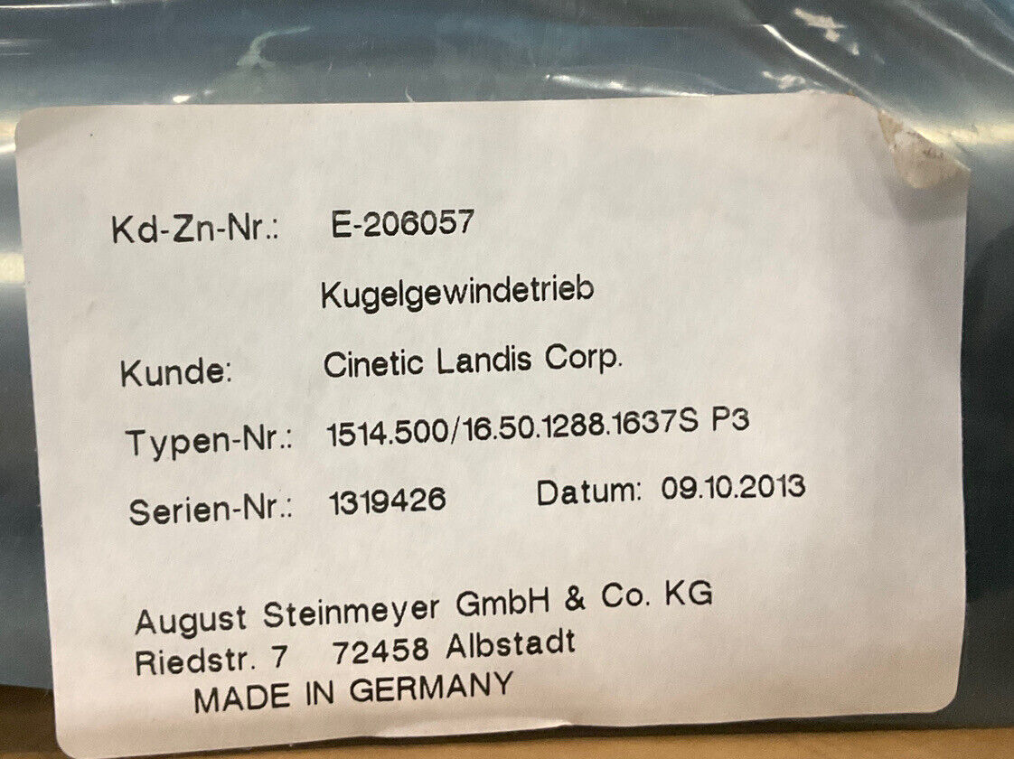 SKF BALLSCREW 50.80MM X 16MM PITCH X 1228MM E-206057