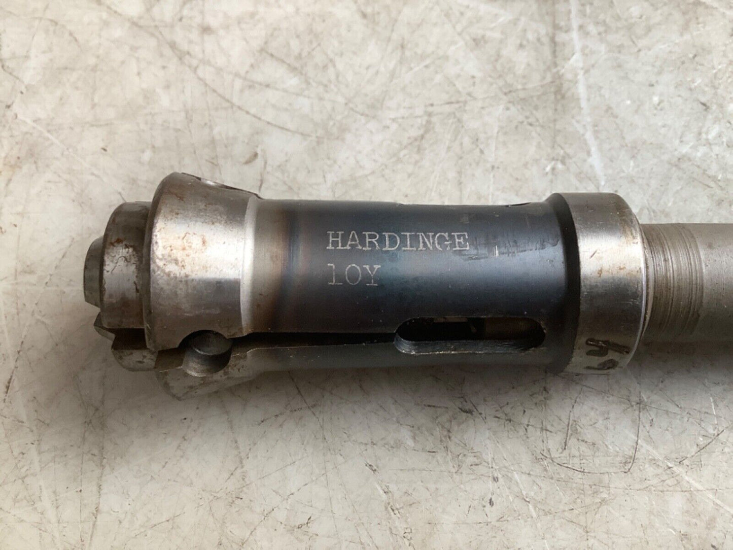 BROWN & SHARPE 110-1 SPRING EJECTOR STOP W/ HARDINGE 10Y COLLET 13/64IN 333