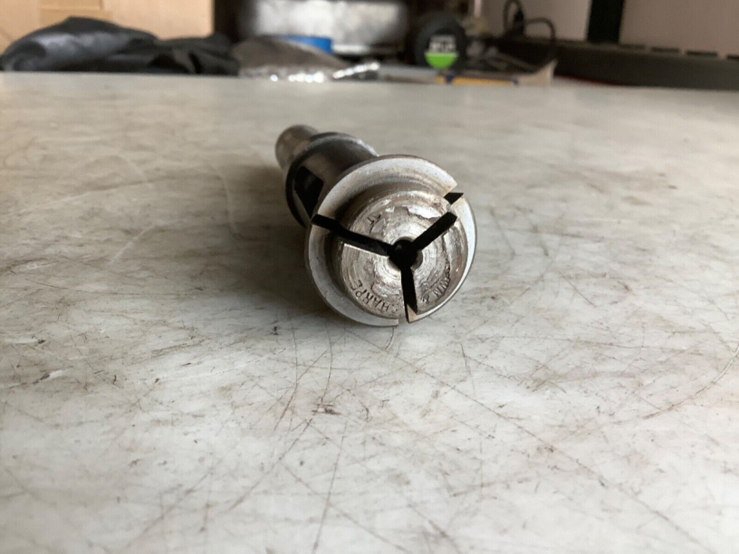 BROWN & SHARPE 110-1 SPRING EJECTOR STOP W/ HARDINGE 10 COLLET 1/8IN 333