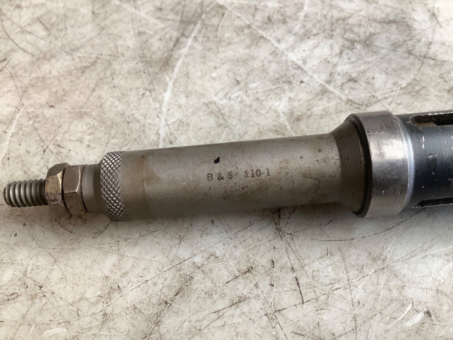 BROWN & SHARPE 110-1 SPRING EJECTOR STOP W/ HARDINGE 10Y COLLET 9/64IN 333