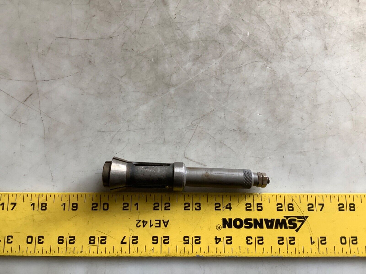 BROWN & SHARPE 110-1 SPRING EJECTOR STOP W/ HARDINGE 10 COLLET 1/8IN 333