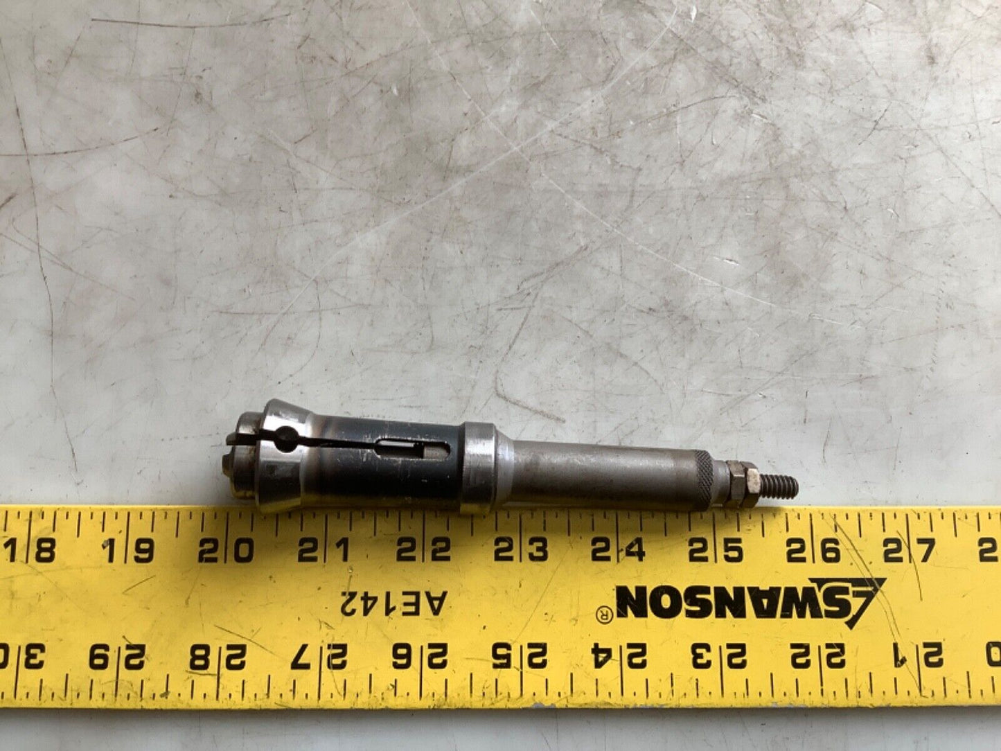 BROWN & SHARPE 110-1 SPRING EJECTOR STOP W/ HARDINGE 10Y COLLET 9/64IN 333
