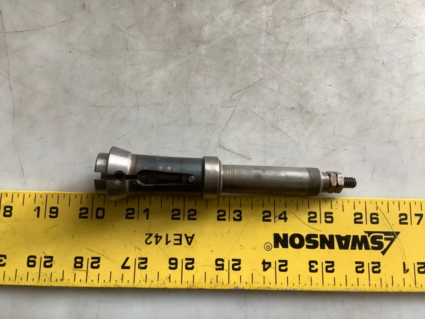 BROWN & SHARPE 110-1 SPRING EJECTOR STOP W/ HARDINGE 10 COLLET 25/64IN 333