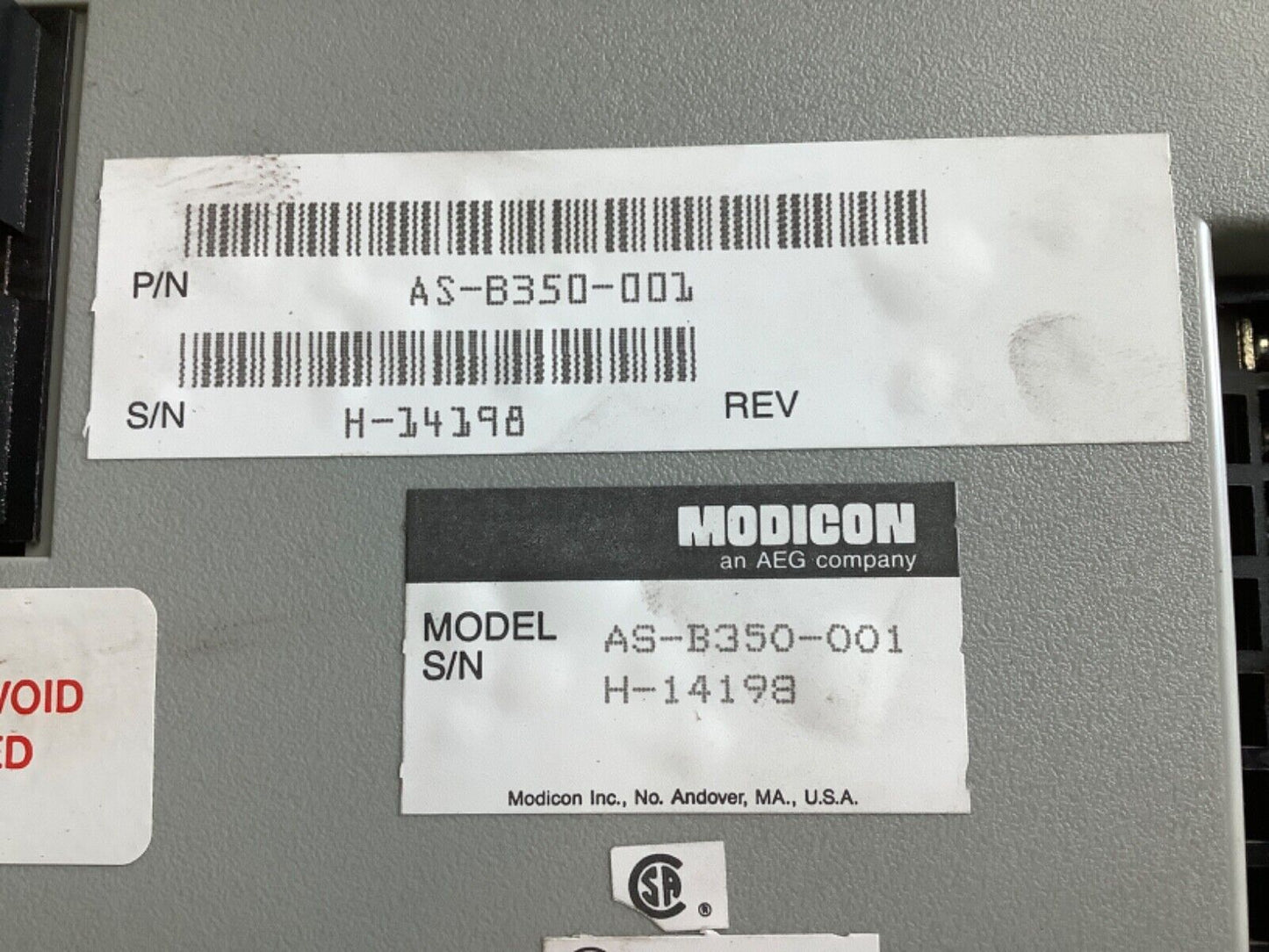 GOULD MODICON AS-B350-001 OUTPUT MODULE 115VAC 444