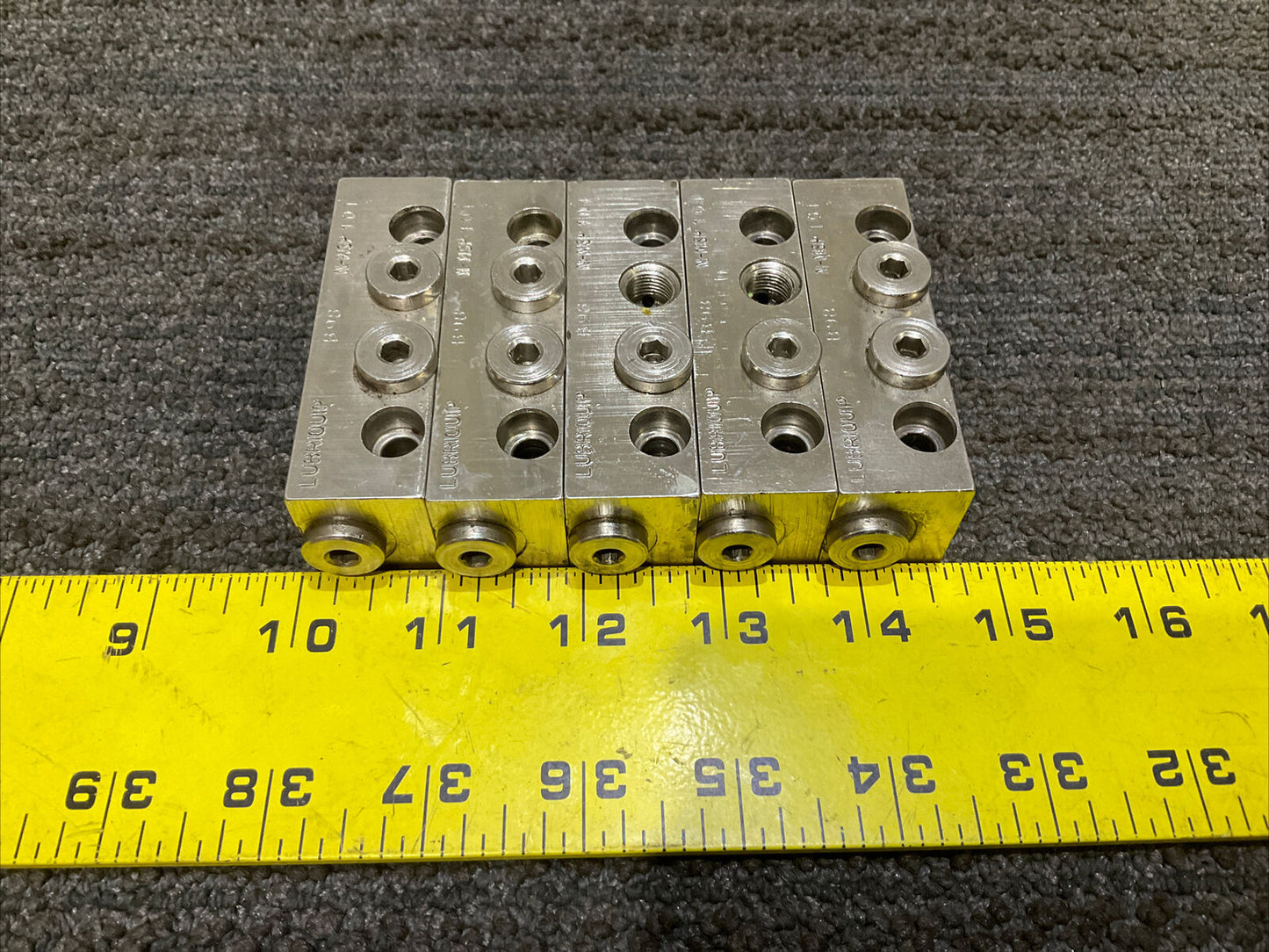 LUBRIQUIP N-MSP 10T DIVIDER VALVE 444 LOT OF 5