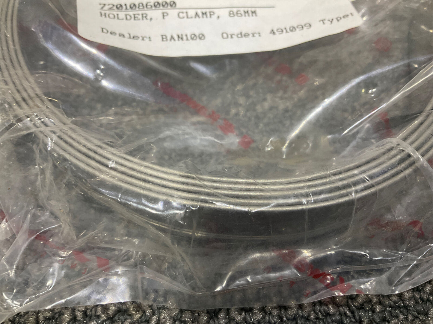 KAWASKAI 72010-86000 HOSE HOLDER 86 MM CLAMP 222 LOT OF 13