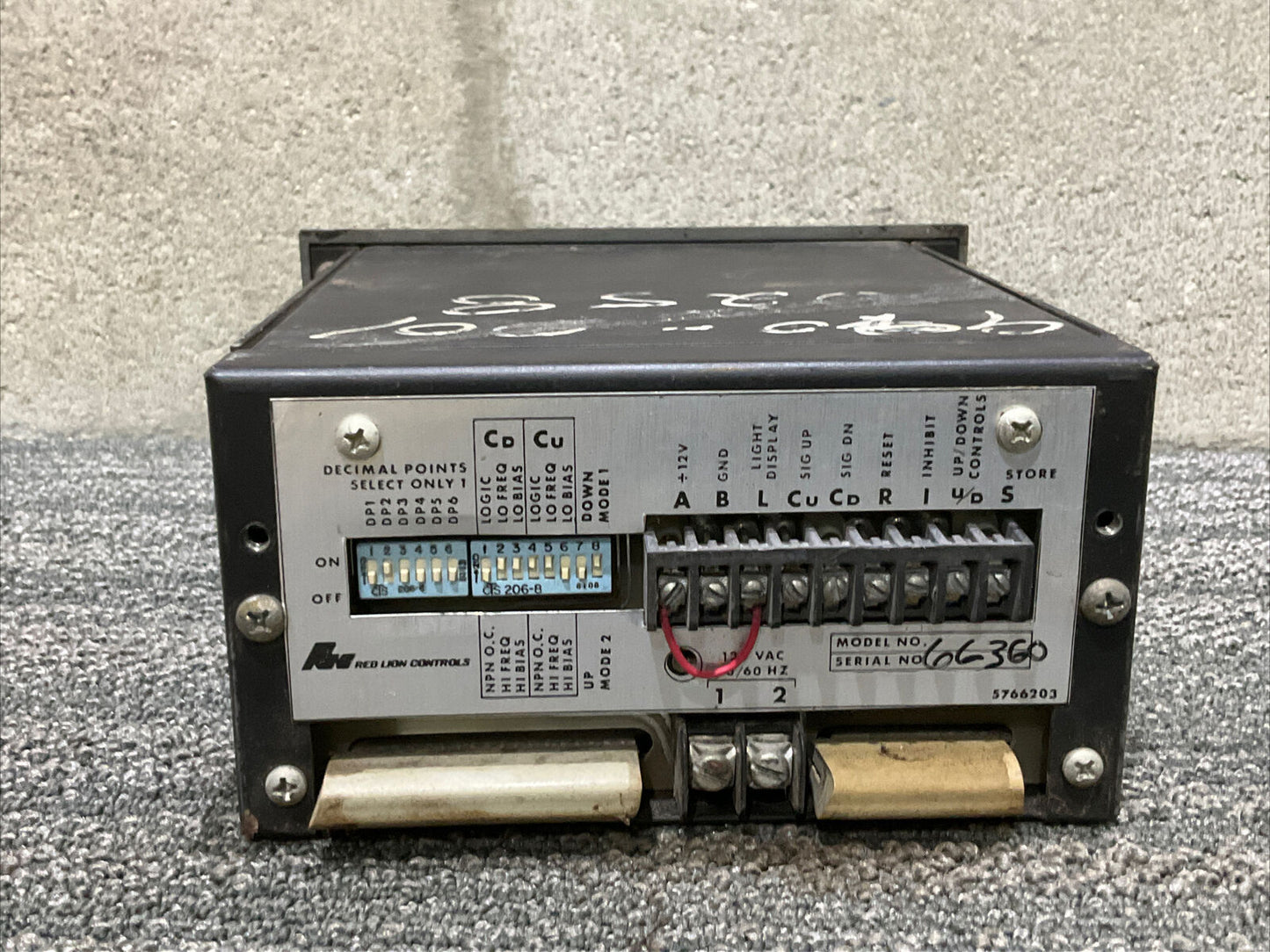RED LION 66360 SERIES 600 RATE RATIO CONTROL 222