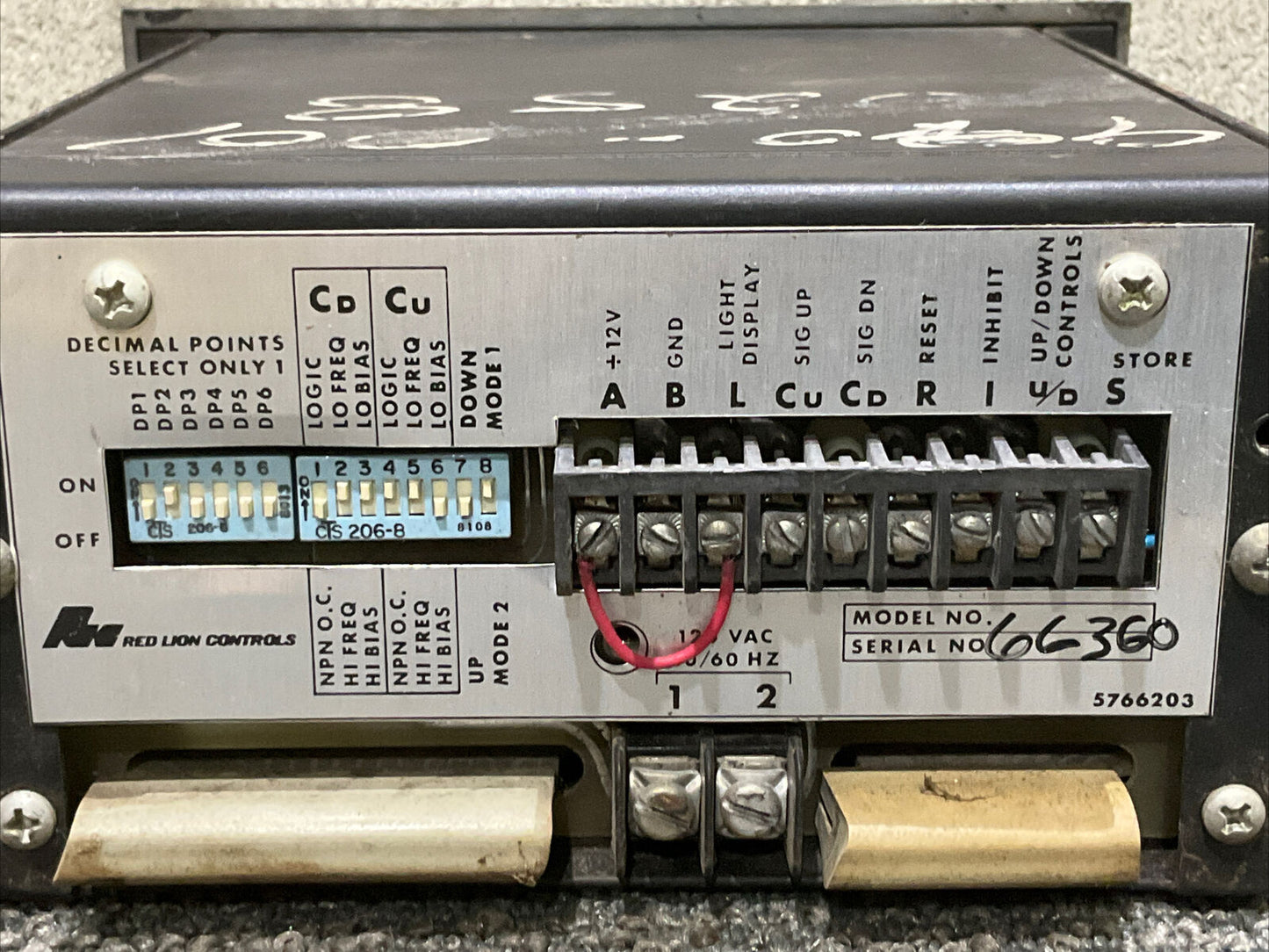 RED LION 66360 SERIES 600 RATE RATIO CONTROL 222