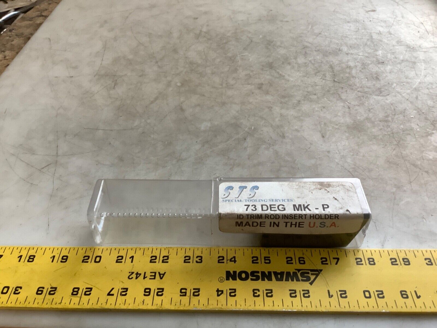 STS SPECIAL TOOLING SERVICE 73 DEG MK-P ID TRIM ROD INSERT HOLDER 222