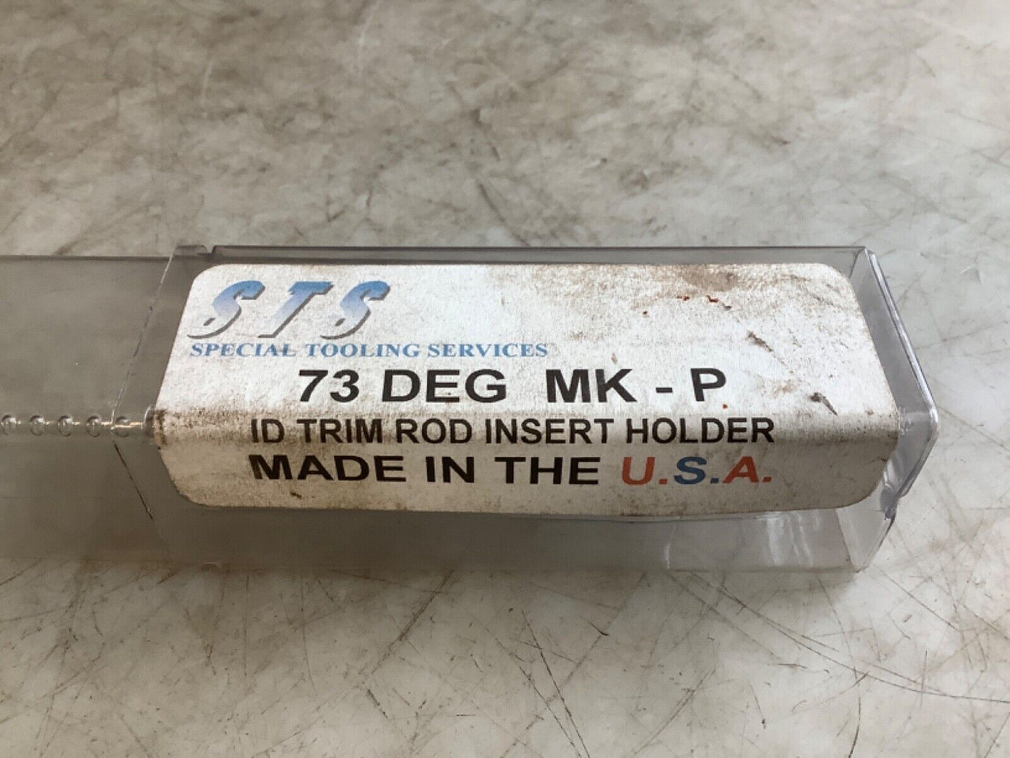 STS SPECIAL TOOLING SERVICE 73 DEG MK-P ID TRIM ROD INSERT HOLDER 222