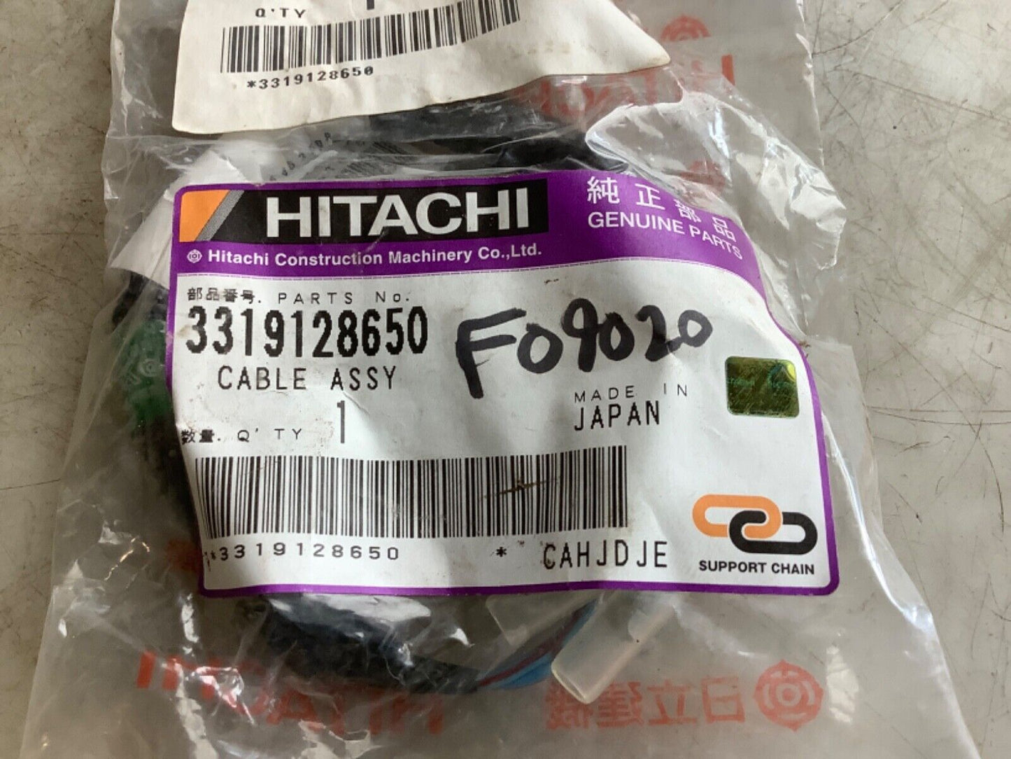 HITACHI 3319128650 CABLE ASSEMBLY 222