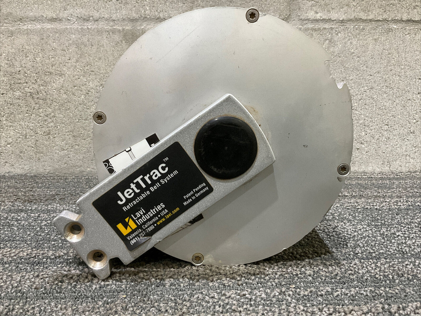 LAVI INDUSTRIES JETTRAC RETRACTABLE BELT SYSTEM 222