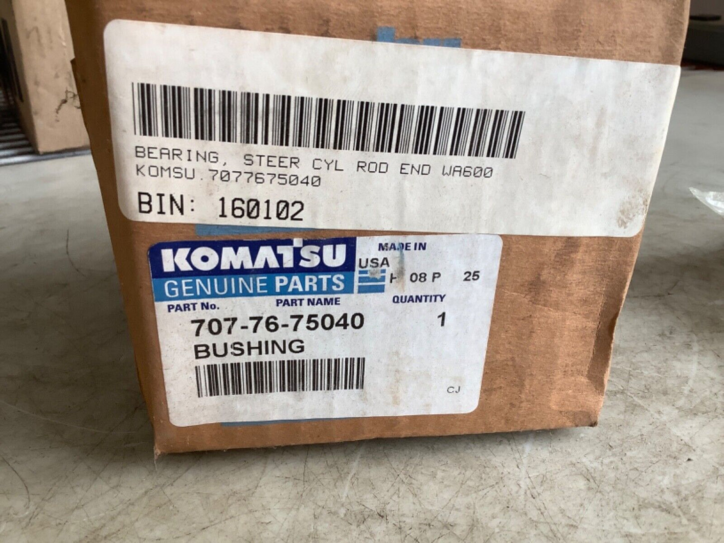 KOMATSU 707-76-75040 BUSHING 222