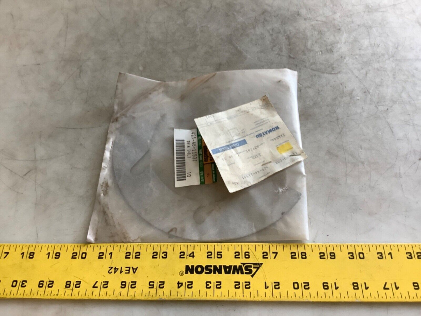 KOMATSU 425-46-11531 SHIM 0.1 222 - QTY 9