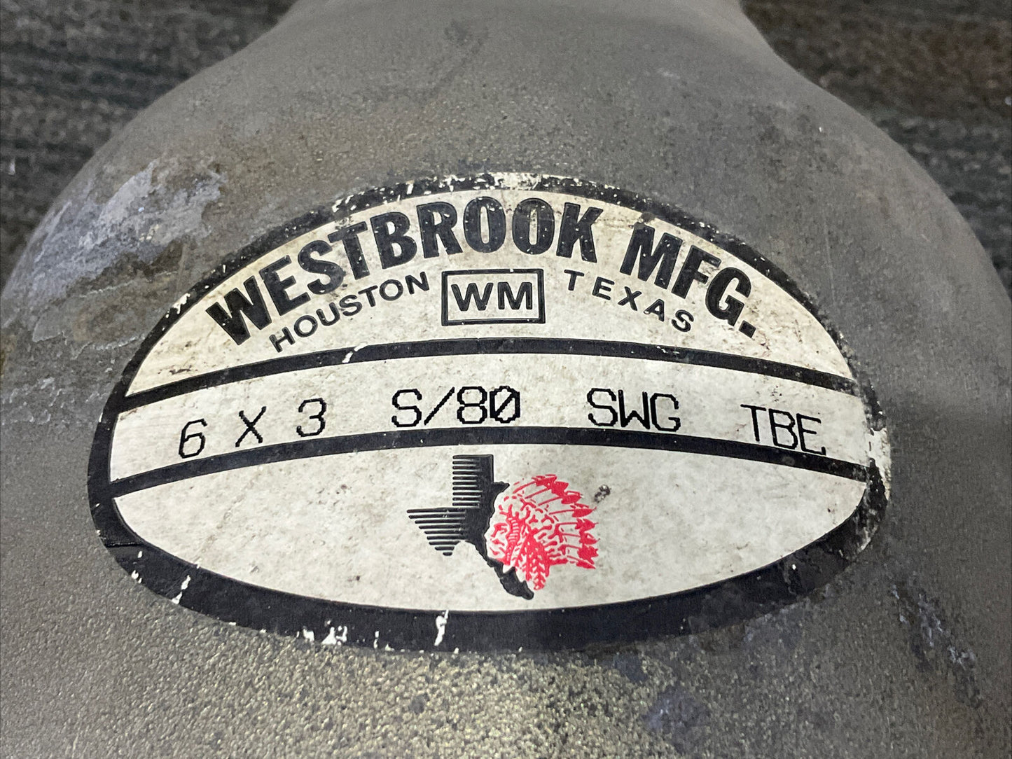 WESTBROOK MFG 6 X 3 S/80 A234 WPBN W5921 C1 SWAGE TUBE 678