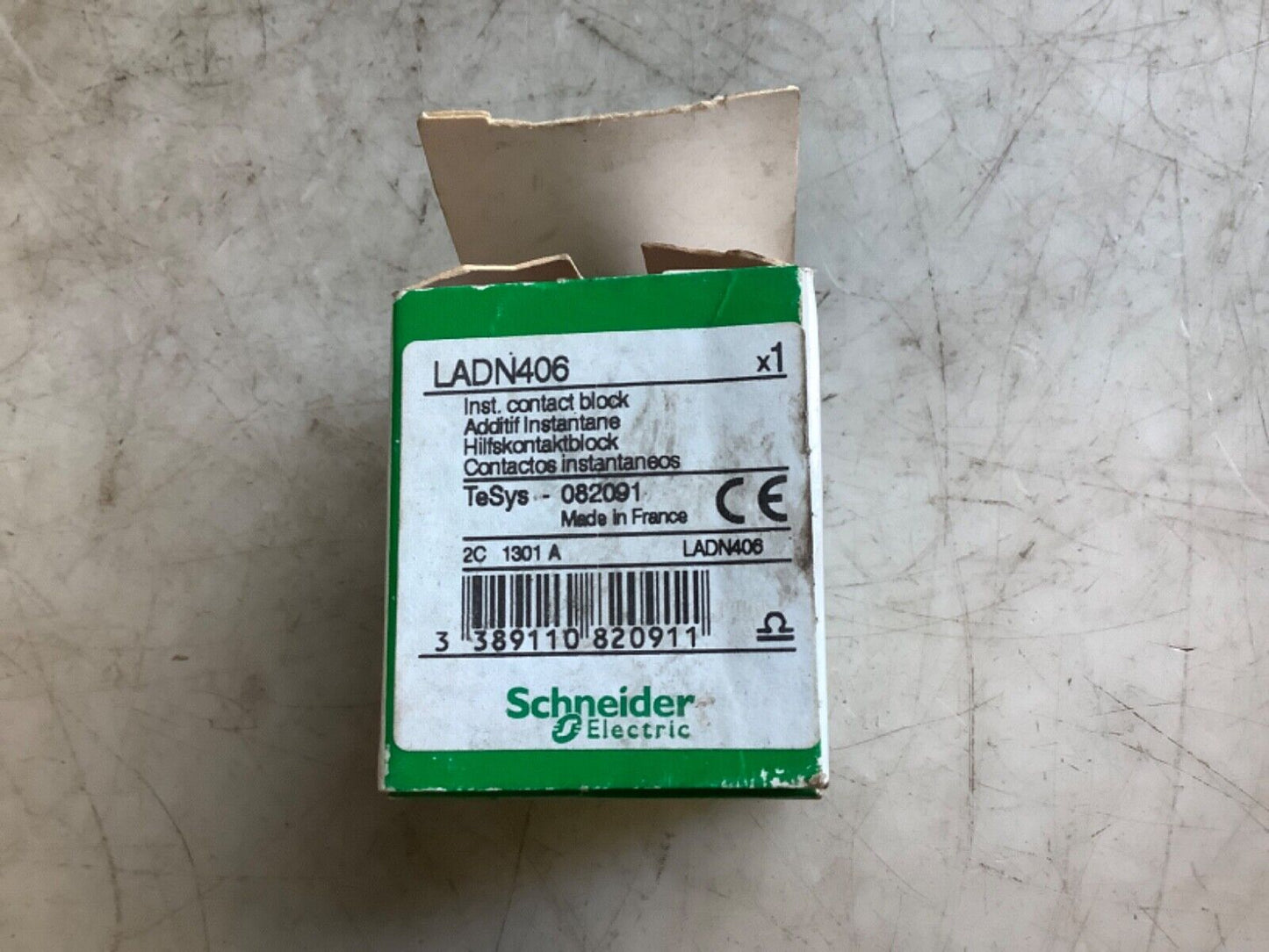 SCHNEIDER LADN406 AUXILIARY CONTACT BLOCK 222