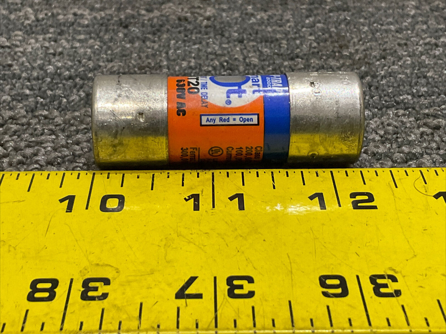 FERRAZ SHAWMUT AMP-TRAP 2000 AJT20 DUEL ELEMENT TIME DELAY 600V 222