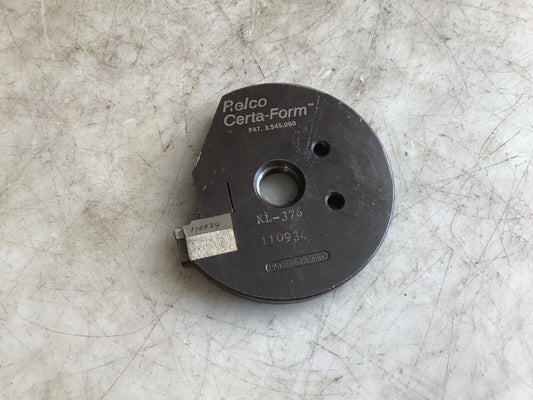 RELCO CERTA-FORM KL-376 CIRCULAR FORM TOOL 333