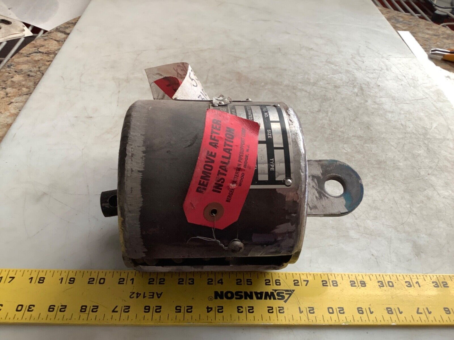 BERGEN POWER 3100 TYPE B PIPE SUPPORT 1/8IN UP TRAVEL LINE NO. 2 SIZE 6