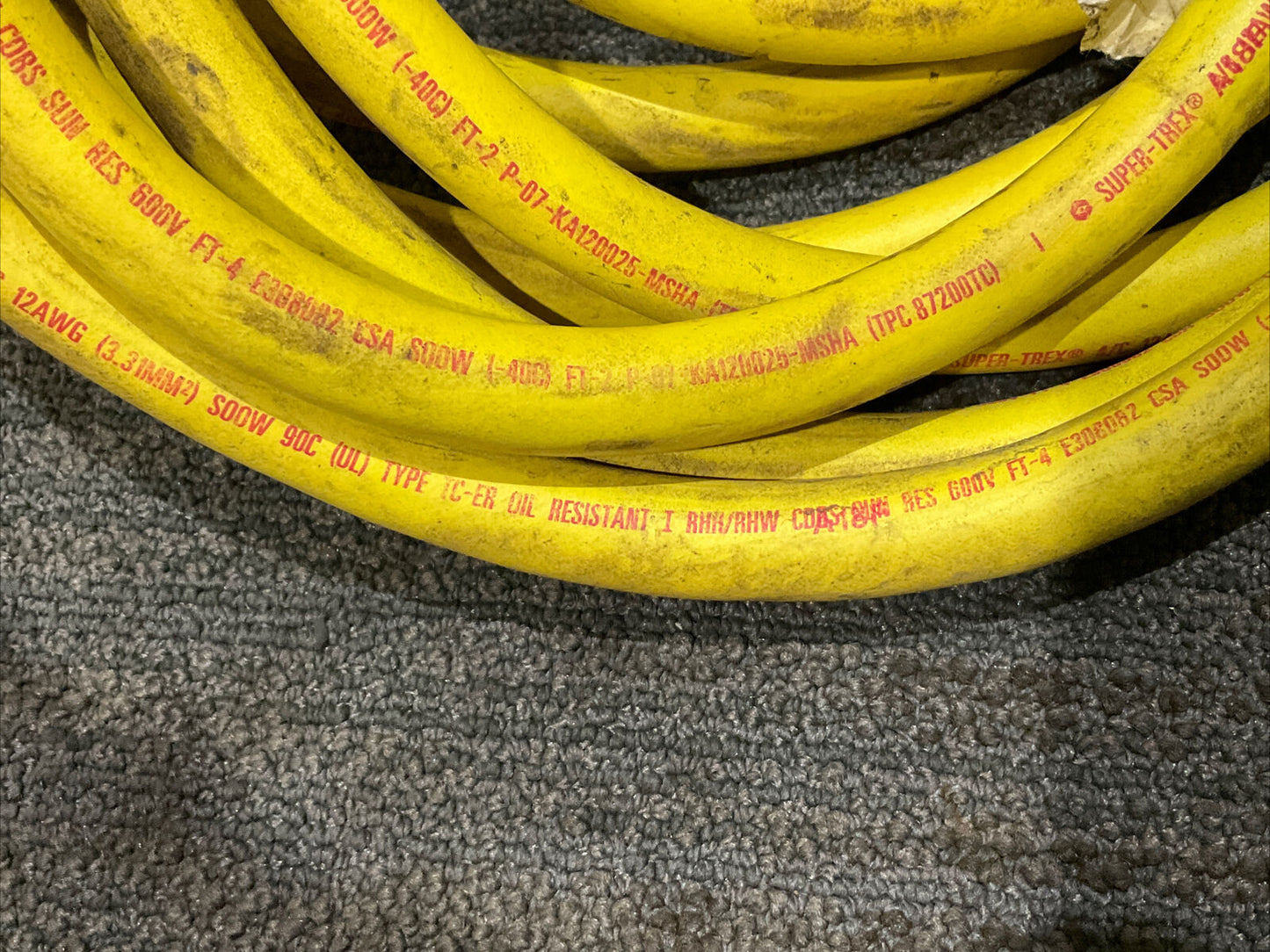 TPC WIRE & CABLE E308082 SUPER TREX 12 AWG QUICK CONNECTS 222