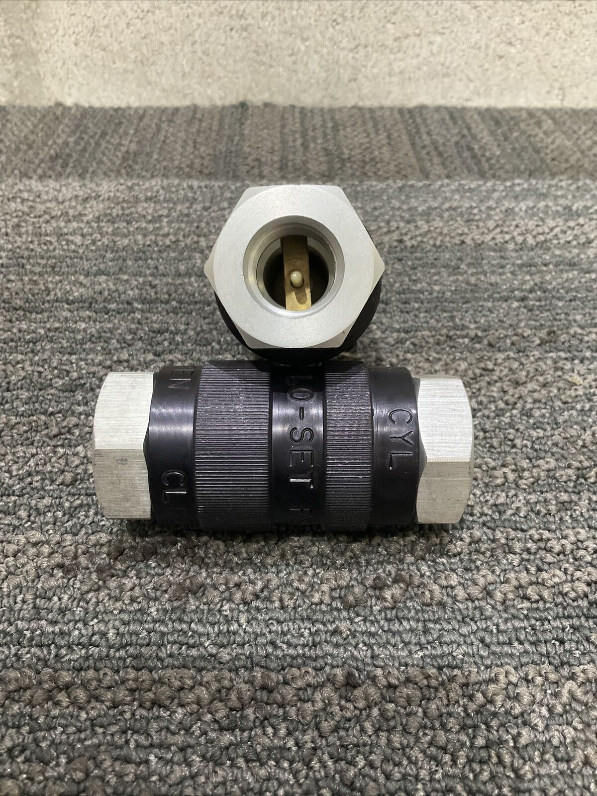 ALKON FS-12 FLOW CONTROL VALVE 444 LOT OF 2