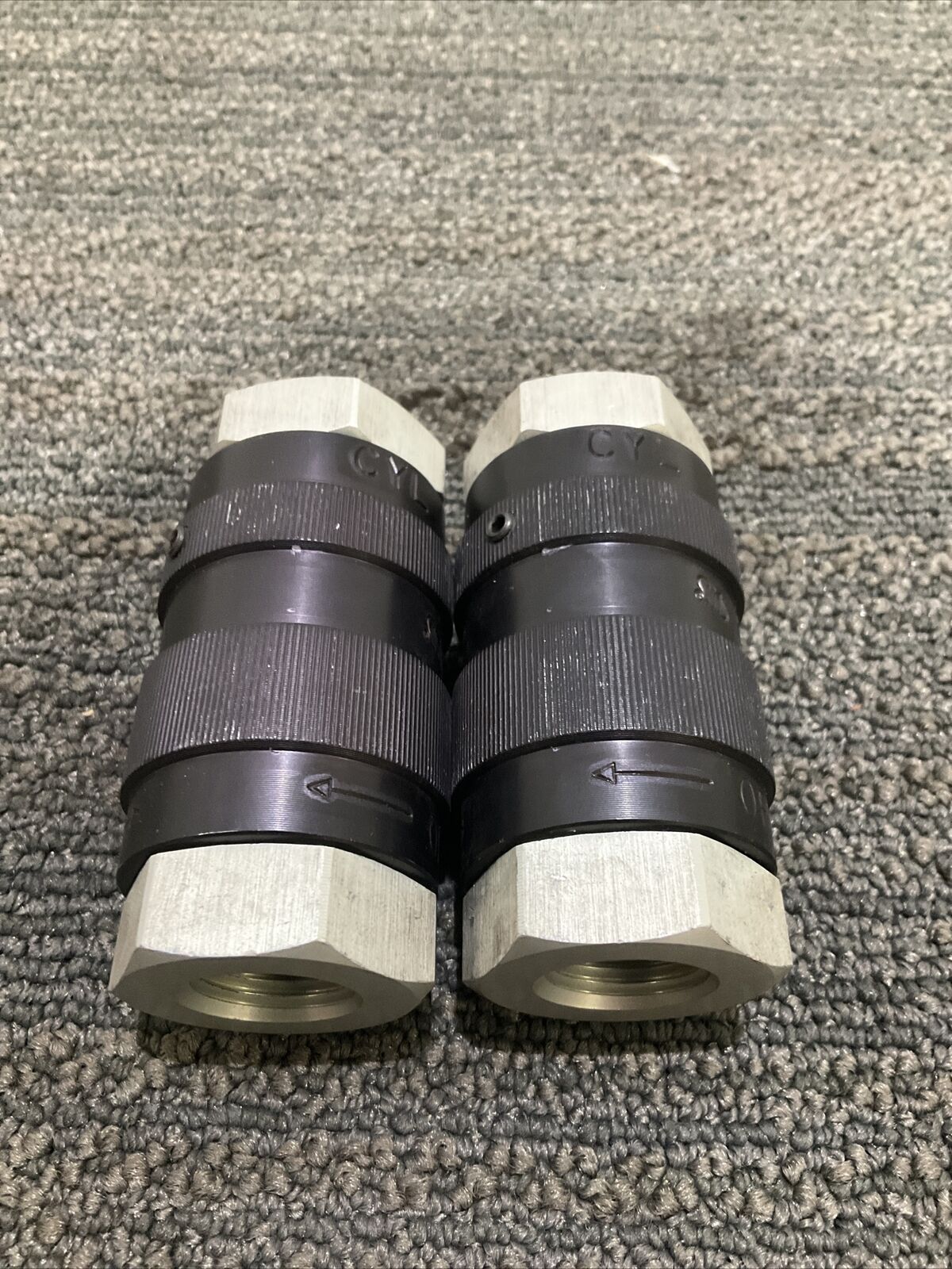 ALKON FS-12 FLOW CONTROL VALVE 444 LOT OF 2