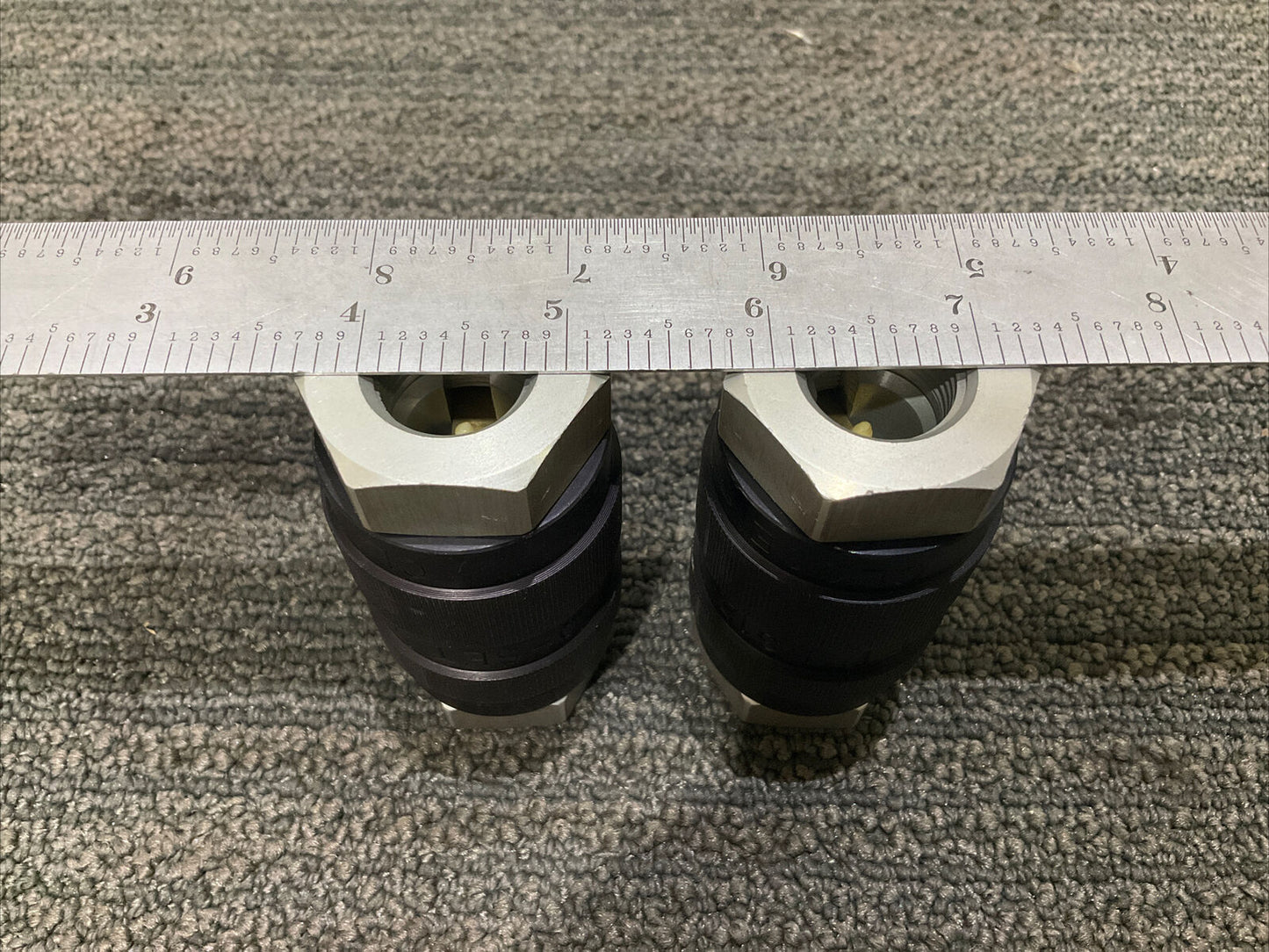 ALKON FS-12 FLOW CONTROL VALVE 444 LOT OF 2