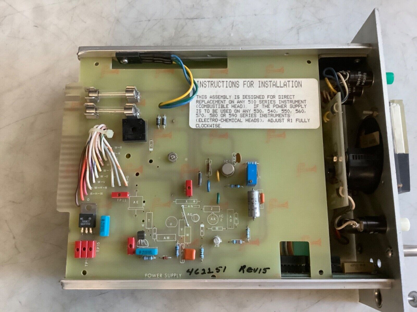 MSA B-586595-6 CARBON MONOXIDE ALARM MODULE 0-100PPM 444