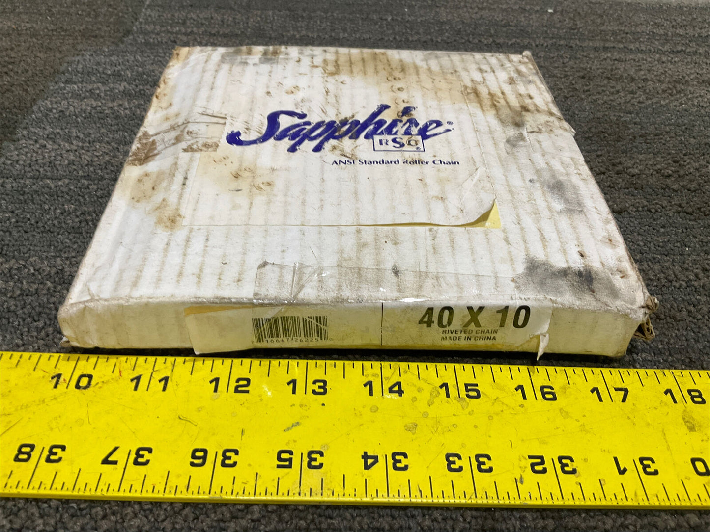 SAPPHIRE RSC HC4000 40 X 10 ANSI STANDARD ROLLER CHAIN 222