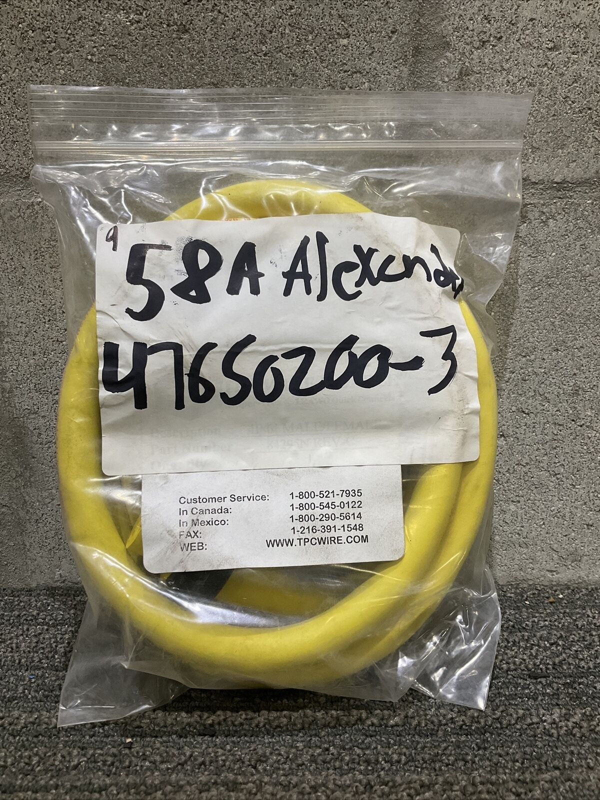 TPC WIRE & CABLE 84295N REV-C 4P 6’ SUPER TREX 12AWG QUICK CONNECTS 222 LOT OF 2