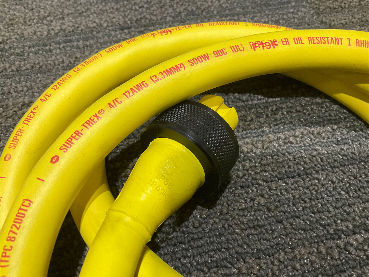TPC WIRE & CABLE 84295N REV-C 4P 6’ SUPER TREX 12AWG QUICK CONNECTS 222 LOT OF 2