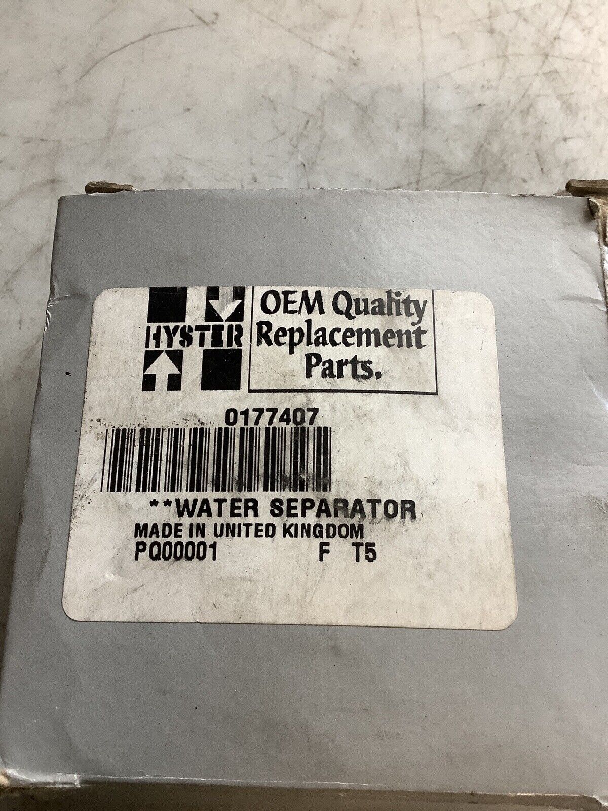 HYSTER 0177407 WATER SEPARATOR