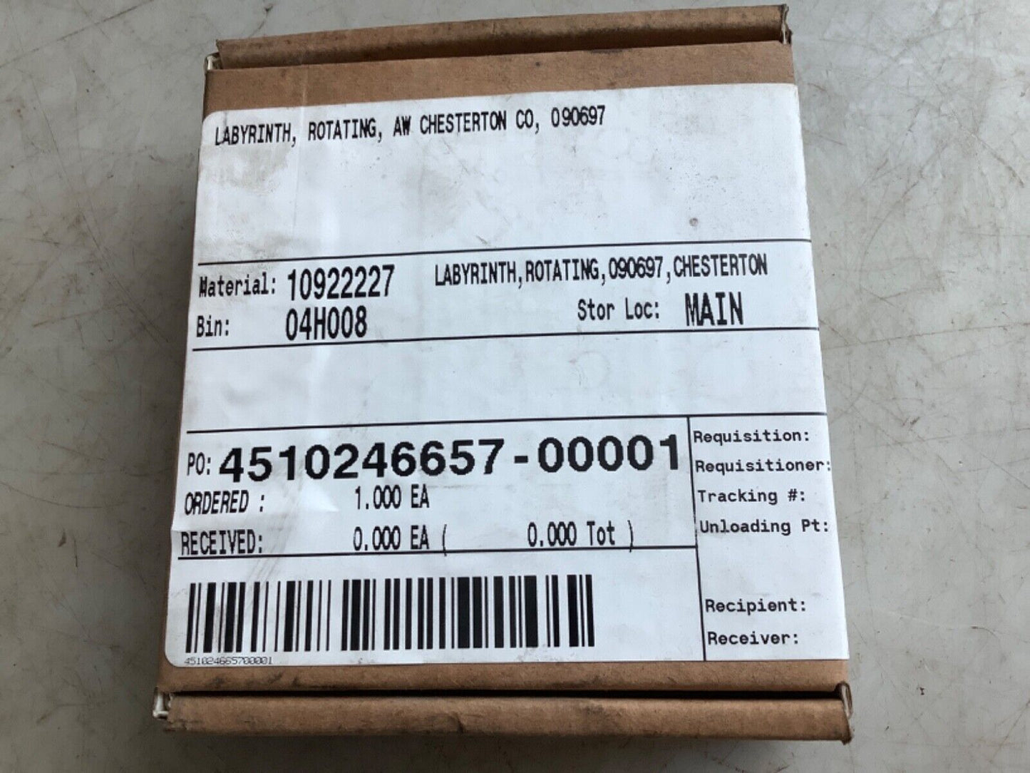 CHESTERTON 090697 METAL SEAL RING 222